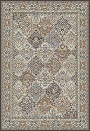 Dynamic Rugs ANCIENT GARDEN 57008-3235 Brown and Blue